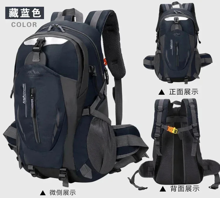 36-55L  Men Women Outdoor Fishing Bags Waterproof Travel Trekking Backpack Climbing Hiking Camping Rucksack Tactical Sports Bags