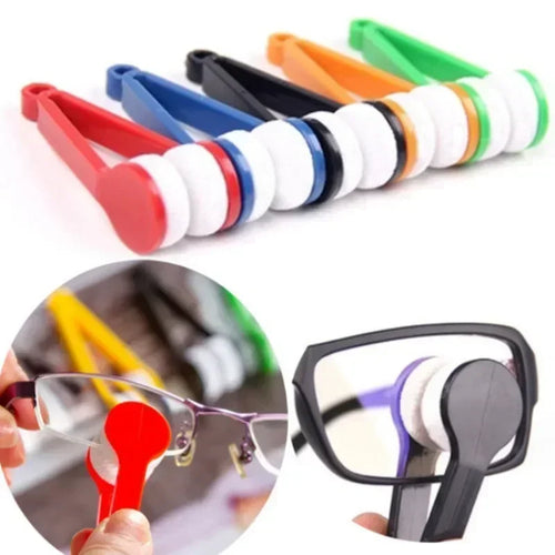 Multi-functional Portable Glasses Wipe Creative Glasses Clean Wipe Superfine Fiber Decontamination Without Trace Dust Brush