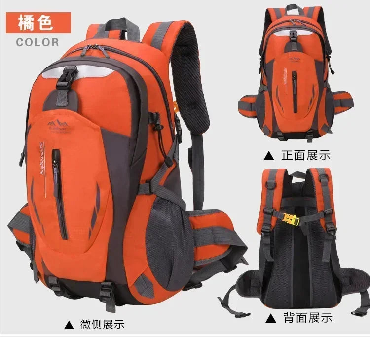 36-55L  Men Women Outdoor Fishing Bags Waterproof Travel Trekking Backpack Climbing Hiking Camping Rucksack Tactical Sports Bags