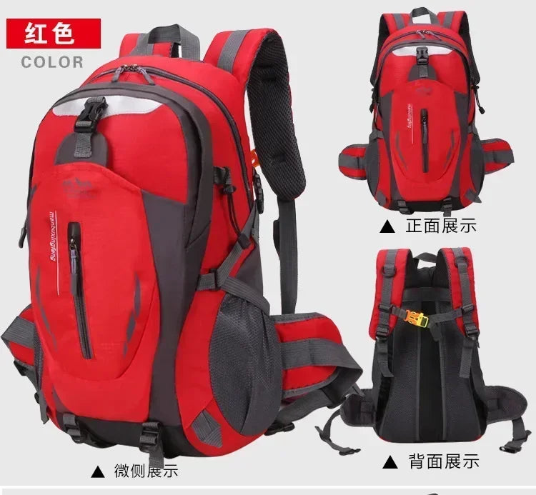 36-55L  Men Women Outdoor Fishing Bags Waterproof Travel Trekking Backpack Climbing Hiking Camping Rucksack Tactical Sports Bags