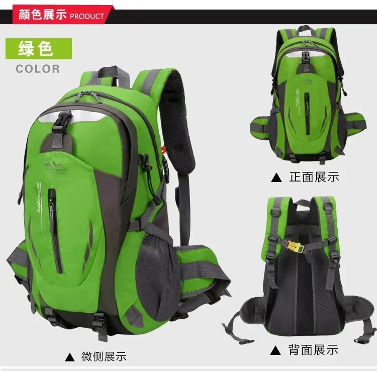 36-55L  Men Women Outdoor Fishing Bags Waterproof Travel Trekking Backpack Climbing Hiking Camping Rucksack Tactical Sports Bags