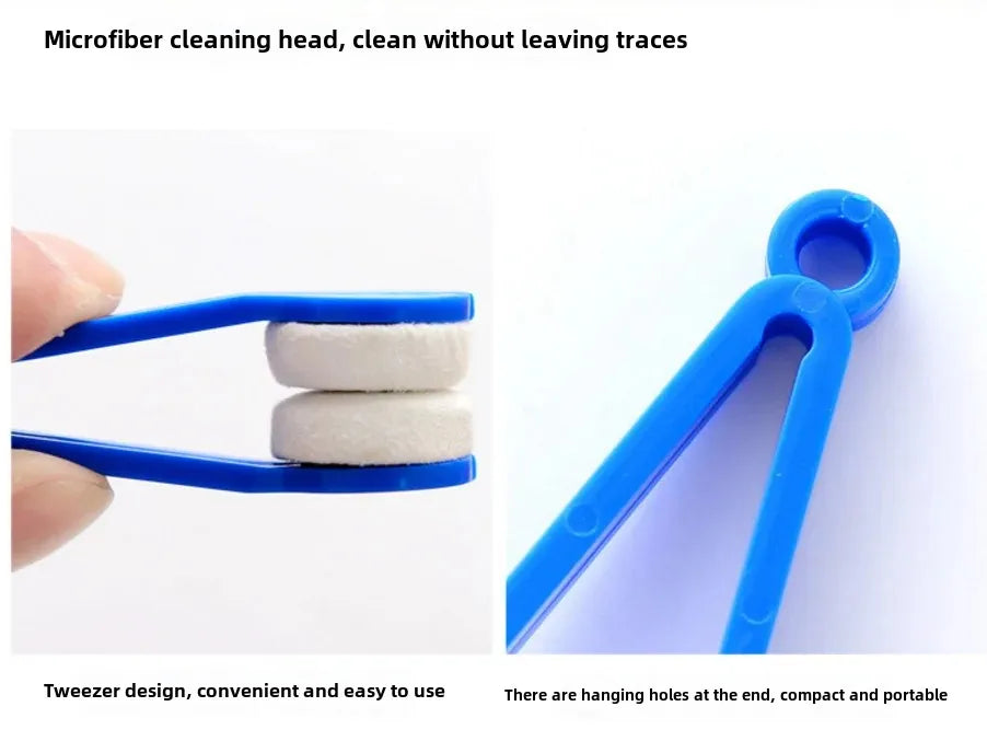 Multi-functional Portable Glasses Wipe Creative Glasses Clean Wipe Superfine Fiber Decontamination Without Trace Dust Brush