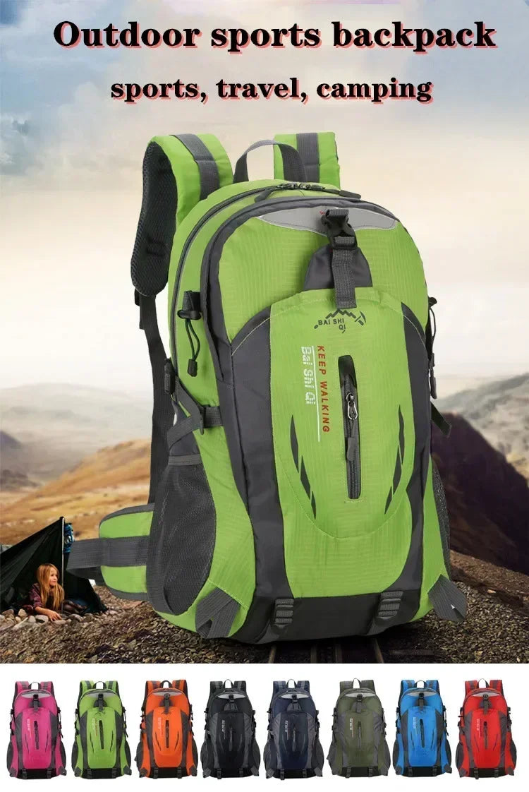 36-55L  Men Women Outdoor Fishing Bags Waterproof Travel Trekking Backpack Climbing Hiking Camping Rucksack Tactical Sports Bags