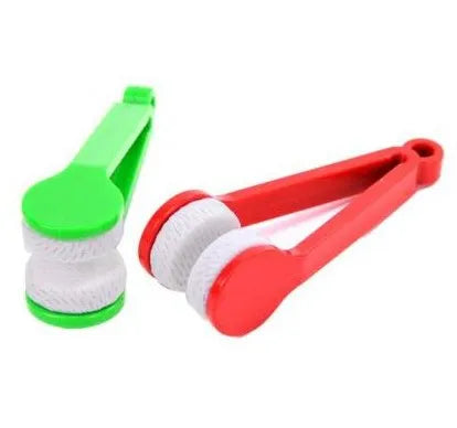 Multi-functional Portable Glasses Wipe Creative Glasses Clean Wipe Superfine Fiber Decontamination Without Trace Dust Brush
