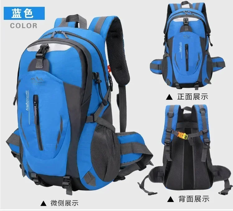 36-55L  Men Women Outdoor Fishing Bags Waterproof Travel Trekking Backpack Climbing Hiking Camping Rucksack Tactical Sports Bags